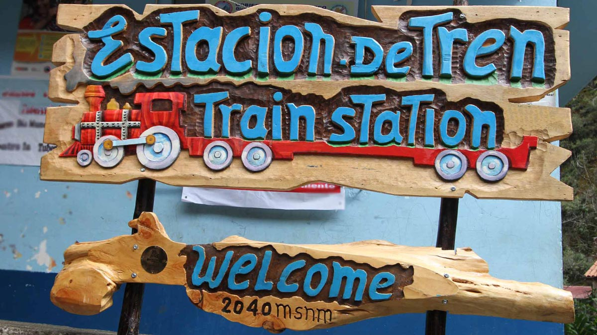 Train Station Aguas Calientes